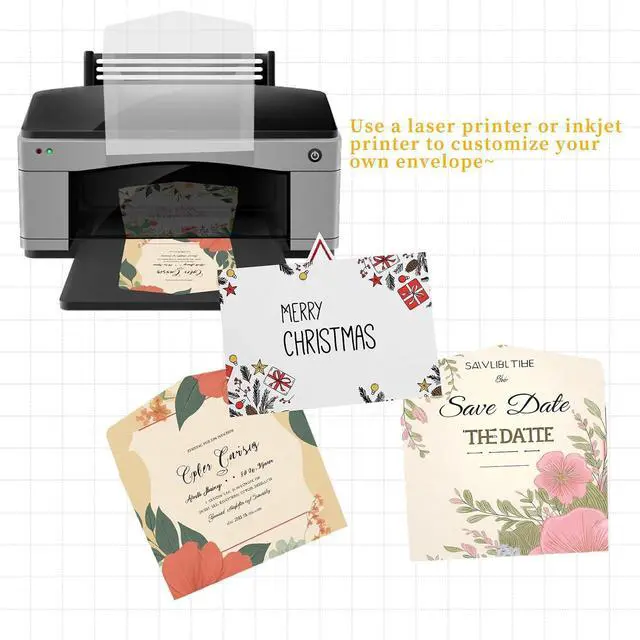Alt view image 5 of 6 - 50 PCS Glassine Envelopes 4.5 × 3.2" Translucent Envelope Small Clear Envelope Self Sealing Mini Envelopes for Stamps Coins Seeds Collecting Lottery Ticket Gift Card Wedding Invitation