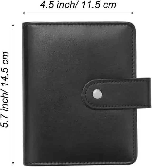 Alt view image 4 of 6 - A7 Budget Binder Set - Mini Money Organizer for Cash Saving, Cash Stuffing Envelope System, Planner Binders with Pockets, Sheets and Stickers, Black
