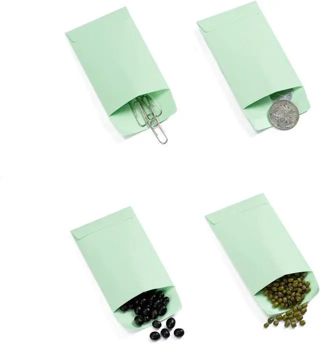 Alt view image 7 of 7 - 200 Pieces Colorful Small Coin Envelopes for Seed, 2.25×3.5 inch | Self-Adhesive, Mini Parts Storage Packets, For Garden, Office or Wedding Gift