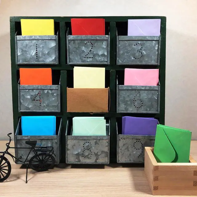 Alt view image 7 of 7 - Gift Card Envelopes - Gummed 100-Count Mini Envelopes, Paper Business Card Envelopes, Bulk Tiny Envelope Pockets for Small Note Cards, 10 Colors, 4 x 2.7 Inches