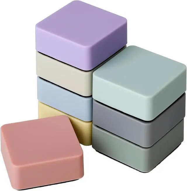 Alt view image 2 of 7 - Ddaowanx 8 Pcs Magnetic Whiteboard Dry Erase Erasers,Classroom Must Haves | Cute Mini White Board Eraser for Kindergarten,Elementary Classroom,Back to School Supplies,Teacher Must Haves