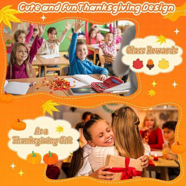 Alt view image 5 of 6 - JUNEBRUSHS 150Pcs Fall Mini Erasers, Cute Thanksgiving Erasers Bulk | Mini Erasers for Maple Leaf, Novelty Pencil Erasers Stationery for Classroom Prizes, Homework Rewards, Gifts Party Favors