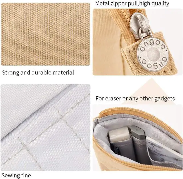 Alt view image 4 of 6 - EASTHILL Big Capacity Pencil Pen Case Pouch Box Organizer Large Storage for Bullet Journal