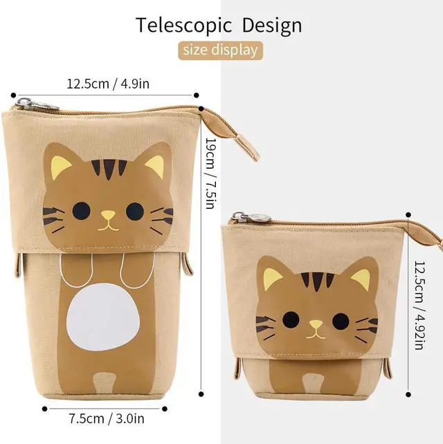 Alt view image 5 of 6 - EASTHILL Big Capacity Pencil Pen Case Pouch Box Organizer Large Storage for Bullet Journal