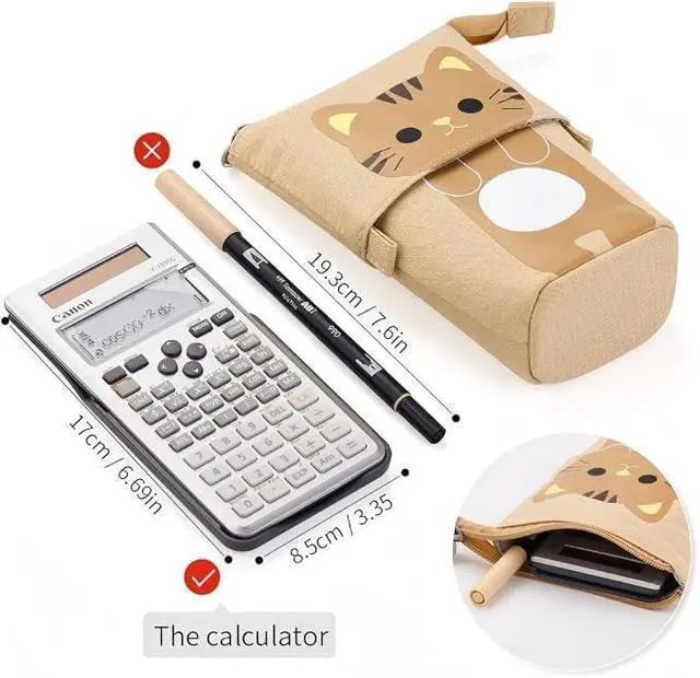 Alt view image 6 of 6 - EASTHILL Big Capacity Pencil Pen Case Pouch Box Organizer Large Storage for Bullet Journal