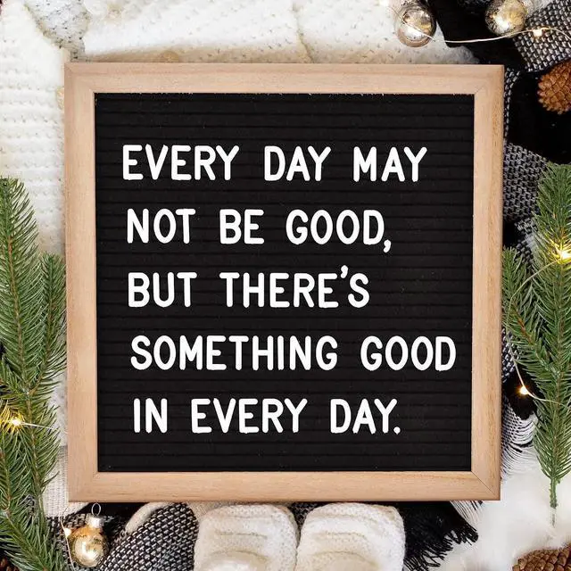 Alt view image 4 of 7 - Veskaoty Felt Letter Board with 294 Letters, 10 x 10 Inch, Black & Wood | Changeable Message Board, Wooden Frame, Wall Mount, Numbers, Symbols, Baby Pregnancy Announcement Sign, Classroom Decor