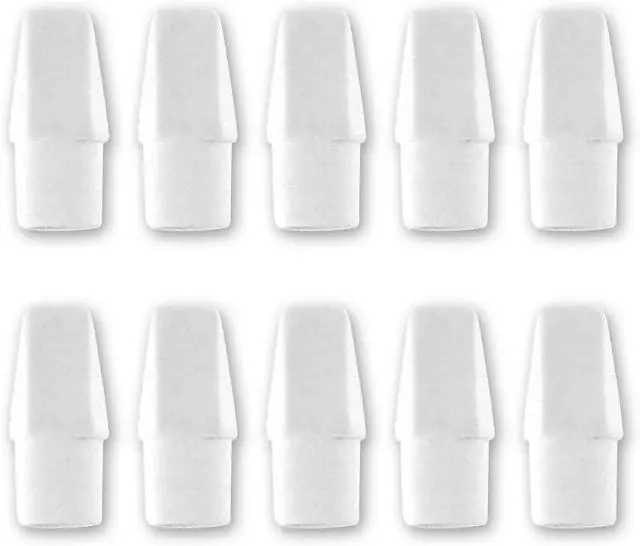 Alt view image 2 of 4 - Pentel Hi-Polymer Eraser | White Cap | 10-Pack | Pack of 2