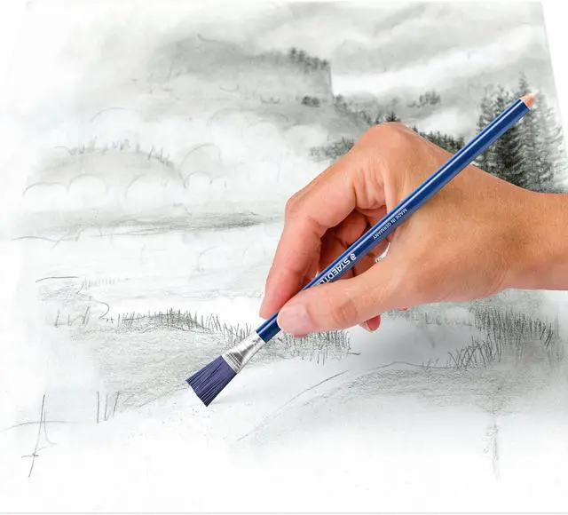 Alt view image 3 of 5 - STAEDTLER Mars Rasor Eraser Pencil with Brush for Fine Detail Corrections