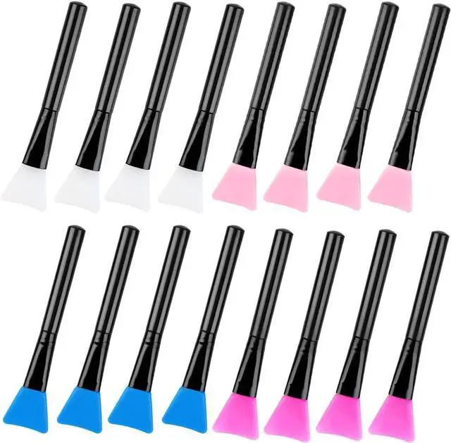 Main image of 16 Pcs Silicone Magic Brushes,Reusable Silicone Epoxy Resin Applicator Sticks for DIY Painting Mixing & Spreading to Glitter Tumblers, Acrylic Cups, Mug