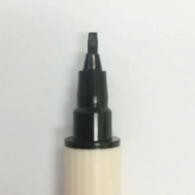 Alt view image 2 of 4 - Kuretake Zig Memory System Calligraphy Marker Pure Black