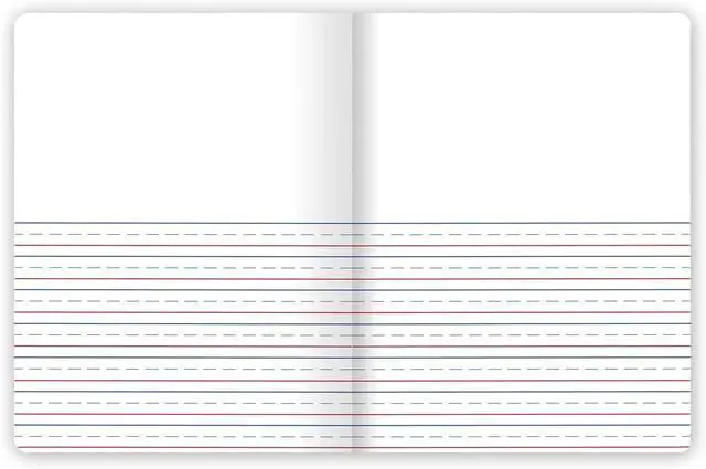 Alt view image 2 of 5 - Mead Primary Journal Creative Story Tablet Composition Notebook, 7.5" x 9.75", Grades K-2, 100 Sheets, Blue (09554)