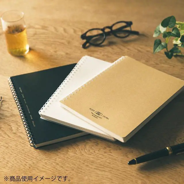 Alt view image 3 of 7 - KOKUYO Spiral Lined Notebook, 8.3'' x 5.8'' Business Journal A5 Soft Ring Notebooks with A 6mm Ruled, 80 Perforated Sheets, Clear 1 Subject Notebook, Note Taking for Work. Japan Import (SU-SV538B-T)