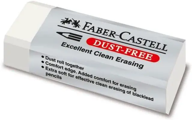 Alt view image 2 of 2 - Faber-Castell Dust-Free Vinyl Erasers Each
