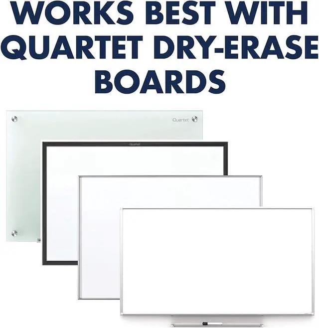 Alt view image 6 of 6 - Quartet White Board Dry Erase Board Eraser, 5" x 2", Max Clean for Dry Erase Markers, Includes Magnetic Caddy Holder, Home School Supplies & Home Office Accessories, White/Gray (DFEB4)