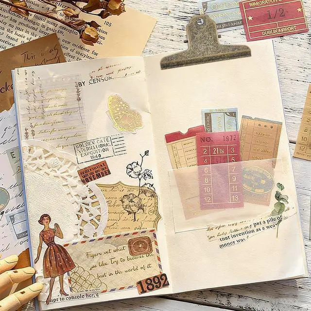 Alt view image 5 of 7 - CRASPIRE 2Pcs Metal Bulldog Clips Vintage Large 4 in Bull Journal Clamps Antique Bronze Notebook File Money Binder Travelers Hinge Clip for Planner TN Food Bags Art Crafts Drawing Board Home Office