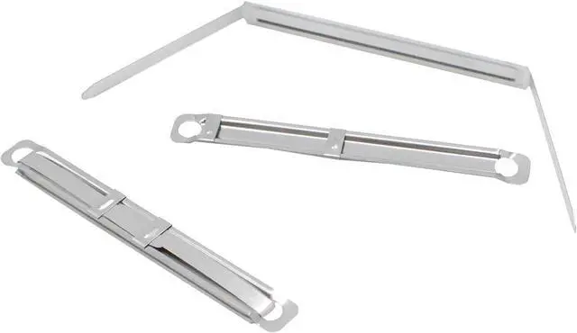 Main image of Metal File Fastener, 50 Pcs Stainless Steel 3.5 Inch 2 Hole Metal Paper Clips for Loose-Leaf and Office (50)