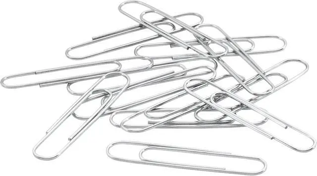 Alt view image 4 of 5 - ACCO Paper Clips, Jumbo, Smooth, 100 Clips/Box, 1 Box (72580)
