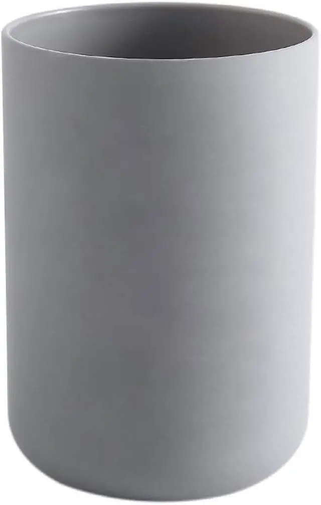 Alt view image 4 of 4 - Brandless Plastic Tumblers Plastic Water Tumbler Reusable Drinkware Glasses Unbreakable Dishwasher Safe Drink Cup Set of 2 Assorted Colors(Grey&White)