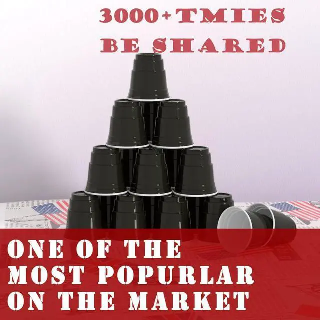 Alt view image 6 of 7 - 100ct 2oz. Mini black Shot Cups, Disposable and Small Size Perfect for Party, Tastings, Sample and More