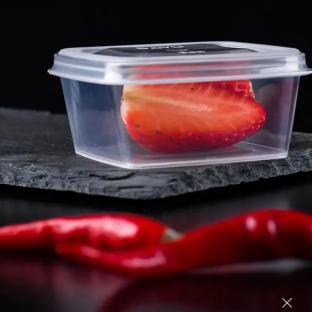 Alt view image 4 of 7 - Square-shaped Disposable Sauce Cup Set - All-in-One Design with 4 Size Options, Convenient for Carrying and Use (1 oz.)