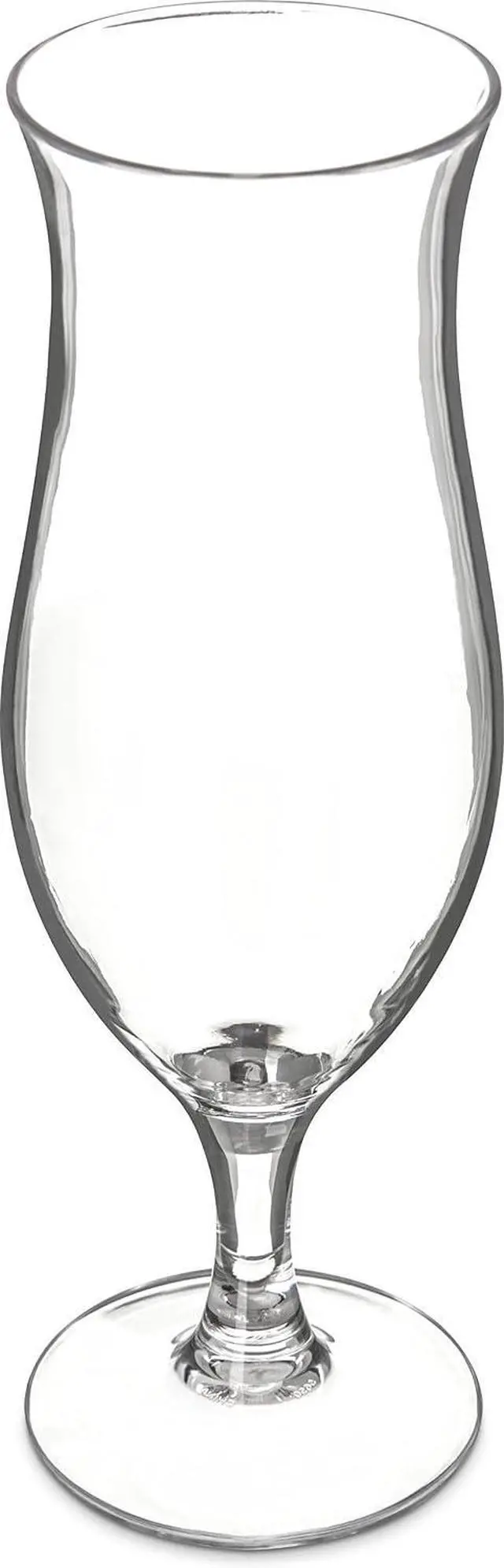 Main image of Carlisle FoodService Products Alibi Hurricane Glass for Restaurants, Catering, Kitchens, Plastic, 16 Ounces, Clear