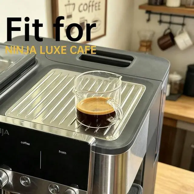 Alt view image 5 of 6 - Espresso Cups for Ninja Espresso Machine Accessories, 2 Pack Glass | Espresso Shot Cups for Ninja Cafe Luxe ES601 ES701 ES301