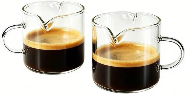 Alt view image 6 of 6 - Espresso Cups for Ninja Espresso Machine Accessories, 2 Pack Glass | Espresso Shot Cups for Ninja Cafe Luxe ES601 ES701 ES301