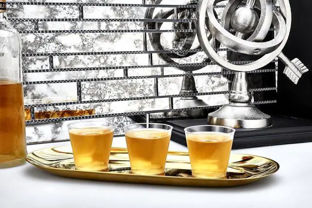 Alt view image 5 of 7 - Hanna K. Signature 100 Shot Glasses 2oz Clear Premium Hard Plastic Disposable Cups, Ideal for Jello Shots, Wine Tasting, Condiments, Sauce, Dipping, Samples (12217)