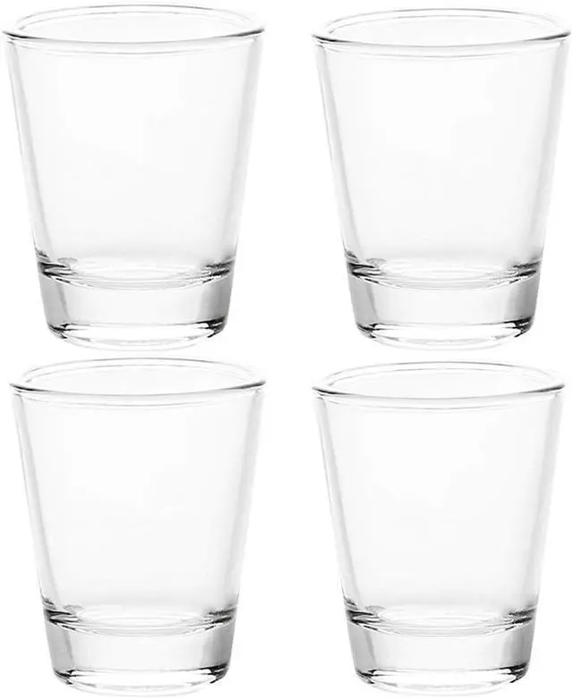 Main image of BCnmviku 1.5 oz Shot Glasses Sets with Heavy Base, Clear Shot Glass (4 Pack)