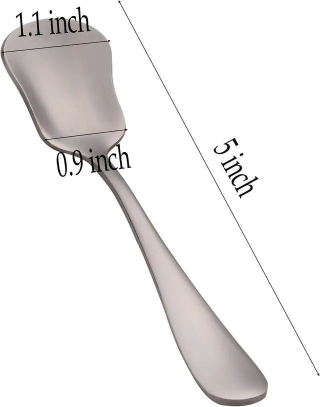 Alt view image 4 of 5 - WARMBUY Small Stainless Steel Ice Cream Coffee Dessert Spoons, Set of 10