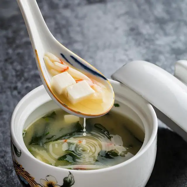 Alt view image 3 of 7 - IQCWOOD Ceramic Spoons, 6.3" Asian Chinese Soup Spoon, 4Pcs | Rice Spoons, Deep Soup Bowl, Easy to Hold, Fine Glaze, for Ramen, Pho, Miso Soup & Wontons, Dishwasher Safe