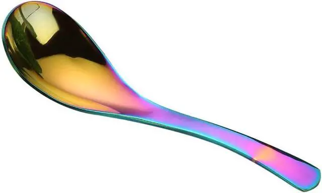 Alt view image 3 of 5 - Mirror Finish Stainless Steel Serving Spoons - Soup, Dessert, Coffee & Ice Cream (5, multicolour)