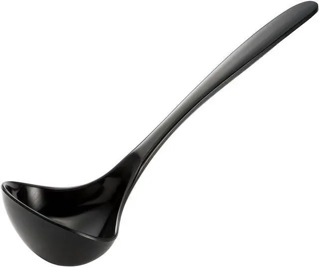 Main image of Gourmac Black Melamine Mini Soup Ladle 7.5" (3565BK)