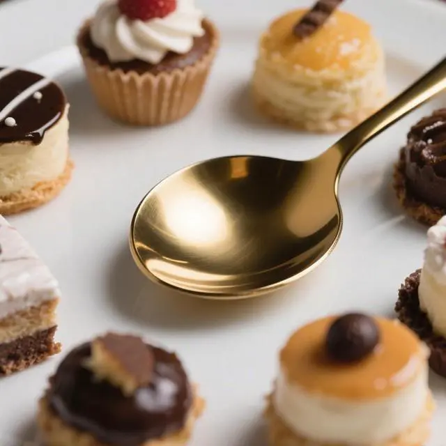 Alt view image 5 of 7 - Demitasse Espresso Spoons, 8Pcs Gold, 5.3inch, Stainless Steel | Mini Tea Spoons, For Coffee Sugar Dessert Cake Ice Cream Soup Antipasto Cappuccino