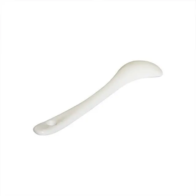 Alt view image 4 of 5 - 3 pcs Porcelain Egg Spoons Ceramic Spoons White 5 inch Coffee Dessert Yogurt Tea milky tea