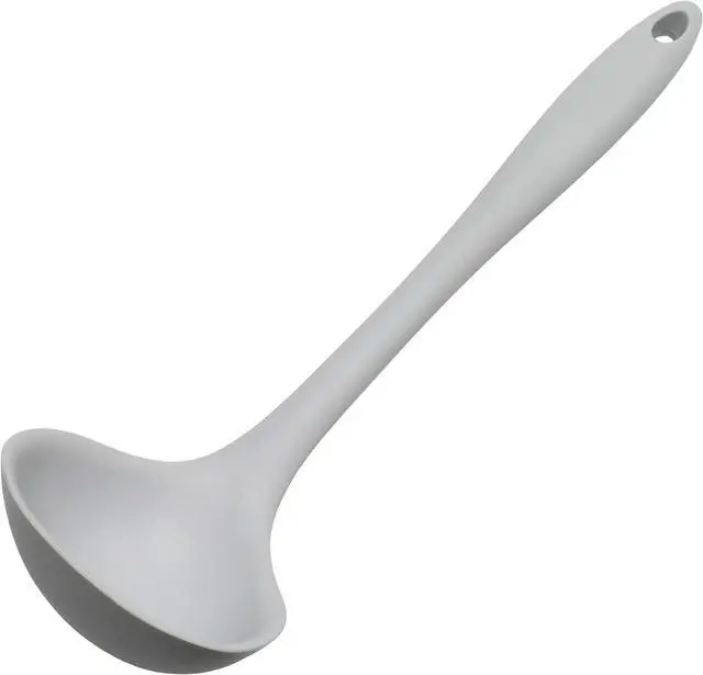 Main image of Chef Craft Premium Silicone Cooking Ladle, 11.25 inch, Gray