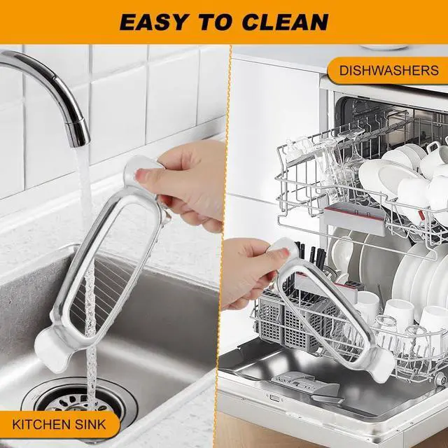 Alt view image 5 of 7 - Butter & Cheese Slicer Cutter, Stainless Steel Cuts 0.25" Uniform Slices for Bread, Cheese, Fruits, Multi-Use Kitchen Tool, Dishwasher Safe, Portable for Camping & BBQs (COLOR:Silver)