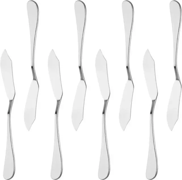 Main image of 8pcs Stainless Steel Butter Knife, Cheese/Butter Spreaders, Breakfast Spreads Knives,Cheese and Condiments