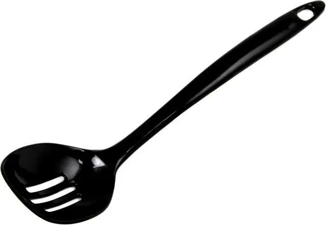 Main image of Chef Craft Basic Melamine Slotted Spoon, 11.25 inch, Black