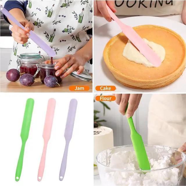 Alt view image 2 of 5 - 3 Pieces Peanut Butter Knife Peanut Butter Knife Spatula | For Stirring, Scraping and Cleaning Large Jars