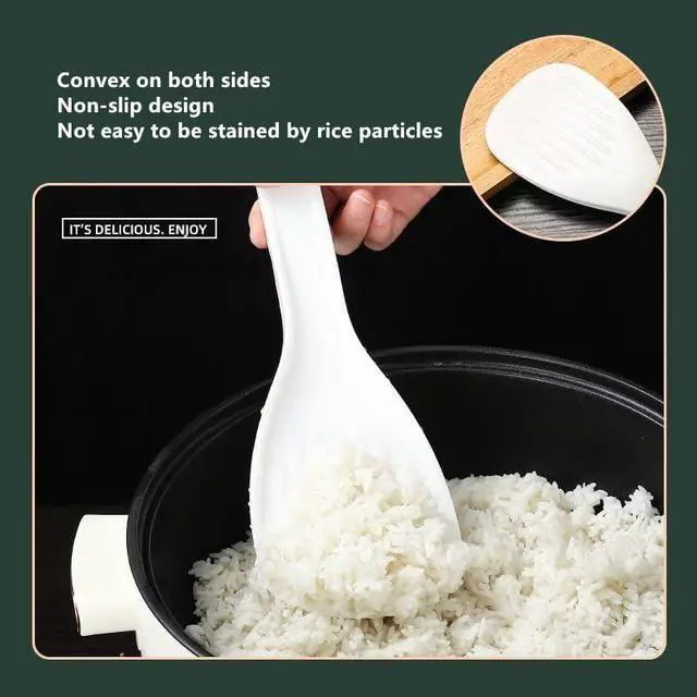 Alt view image 4 of 7 - Extra Large Non Stick Plastic Rice Paddle Spatula, 10.03"25.5cm Long, 1 pcs per case