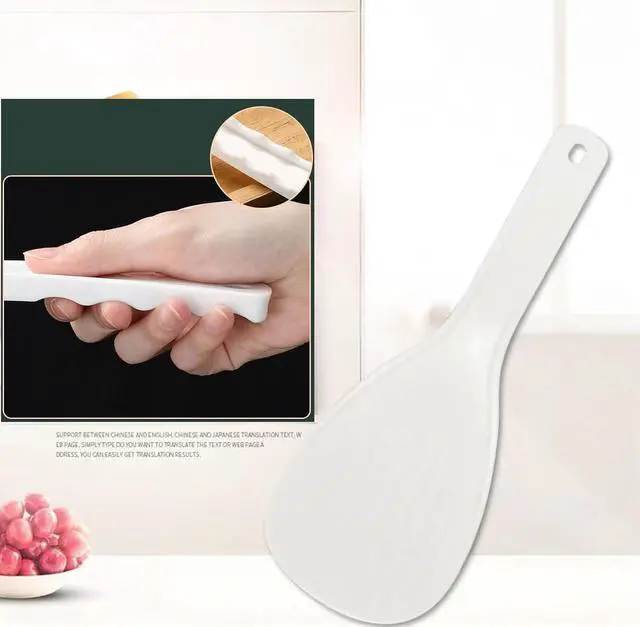 Alt view image 5 of 7 - Extra Large Non Stick Plastic Rice Paddle Spatula, 10.03"25.5cm Long, 1 pcs per case