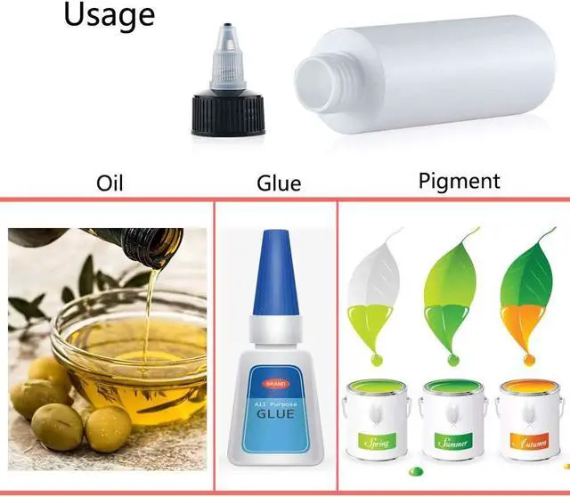 Alt view image 4 of 7 - Meirrnyyu 20 Pcs 4 Oz Plastic Squeeze Condiment Bottles with Twist-on Cap Lids,Sauce Bottle with Squeeze Top,Squirt Condiment Bottles for Ketchup,Mustard,Olive Oil and More