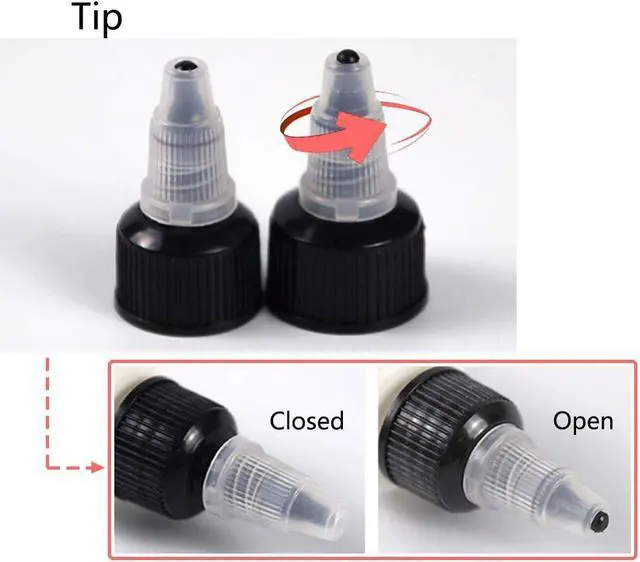 Alt view image 5 of 7 - Meirrnyyu 20 Pcs 4 Oz Plastic Squeeze Condiment Bottles with Twist-on Cap Lids,Sauce Bottle with Squeeze Top,Squirt Condiment Bottles for Ketchup,Mustard,Olive Oil and More