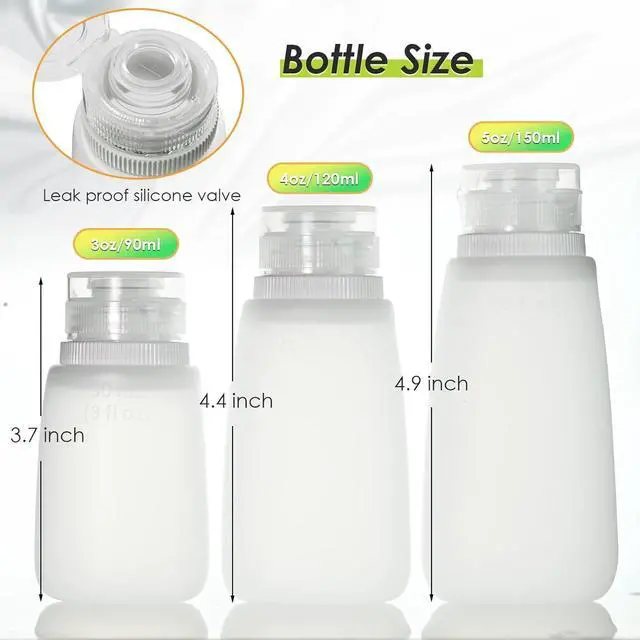 Alt view image 6 of 7 - Condiment Squeeze Bottles for Ketchup Hot Sauce Liquids Oil with Caps for Condensed Milk and Mustard Salad Dressing Dispenser Silicone Bottles (Translucent, 3 oz * 4 Pack)