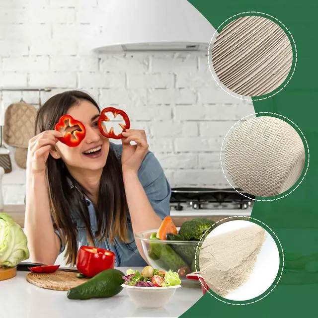 Alt view image 3 of 7 - 100 Pack 8oz Compostable Paper Bowls,Natural Bagasse Bowls | Heavy-Duty Disposable,Biodegradable Soup Bowls for Salad,Soup,Ice Cream,Snack,Dessert,Pasta,Hot or Cold Use