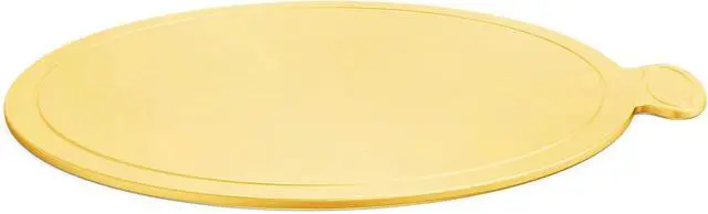 Alt view image 3 of 7 - 100 Pcs 3.1 Inch Mini Cake Boards Mousse Cupcake Base, Gold 8cm