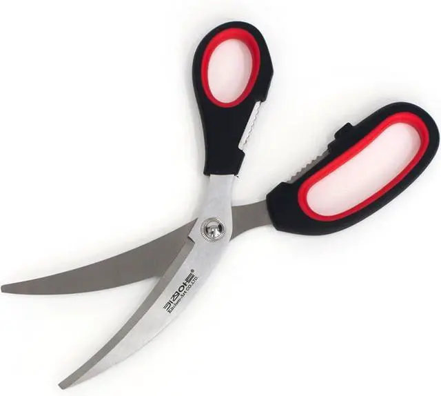 Alt view image 3 of 7 - Art of Kitchen Korean Gogi Scissors Stainless Heavy Duty, Shears ABS Grip Cutting Food Kitchen Tools for Chicken, Meat, Fish Size:245mm