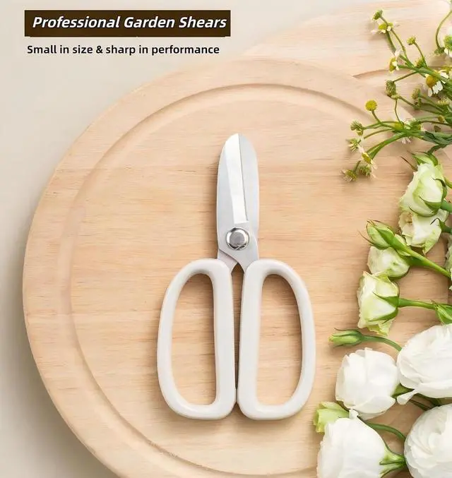 Alt view image 2 of 6 - Garden Scissors Flower Shears for Plants, Pruning and Trimming