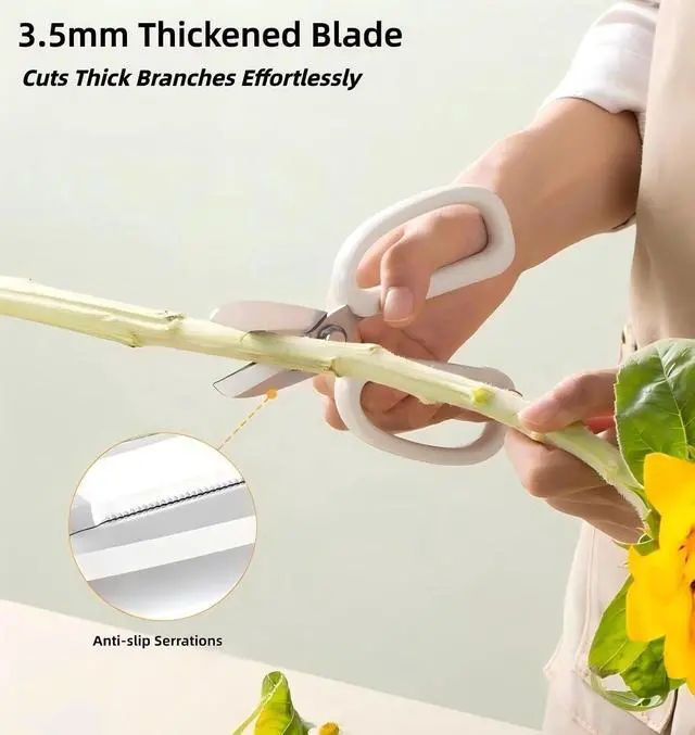Alt view image 4 of 6 - Garden Scissors Flower Shears for Plants, Pruning and Trimming